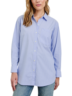 Rails Elsa Stripe Oxford Shirt, Light Blue/White, Light Blue/White