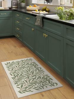 Ruggable x Morris & Co Pure Willow Boughs Flatwoven Rug - view 2, Green