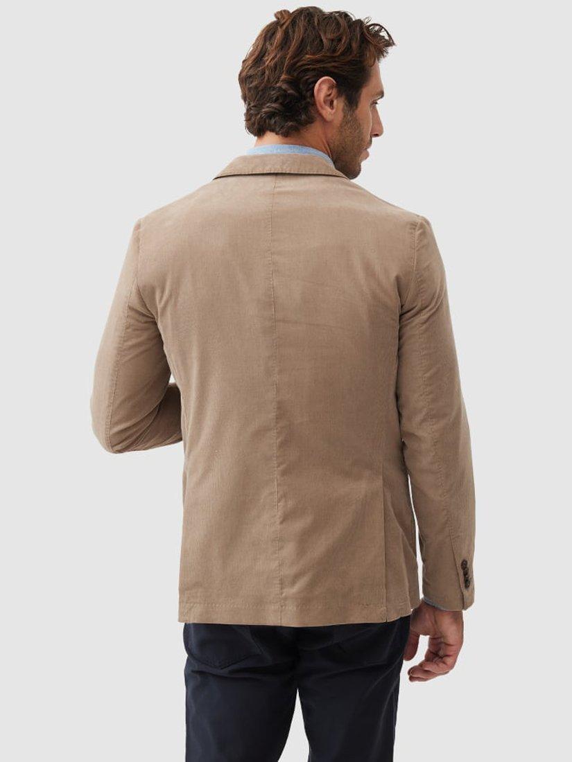 Product image 3 of 5, which shows Rodd & Gunn Saint Bathans Cotton Corduroy Slim Fit Blazer, Tan, XS