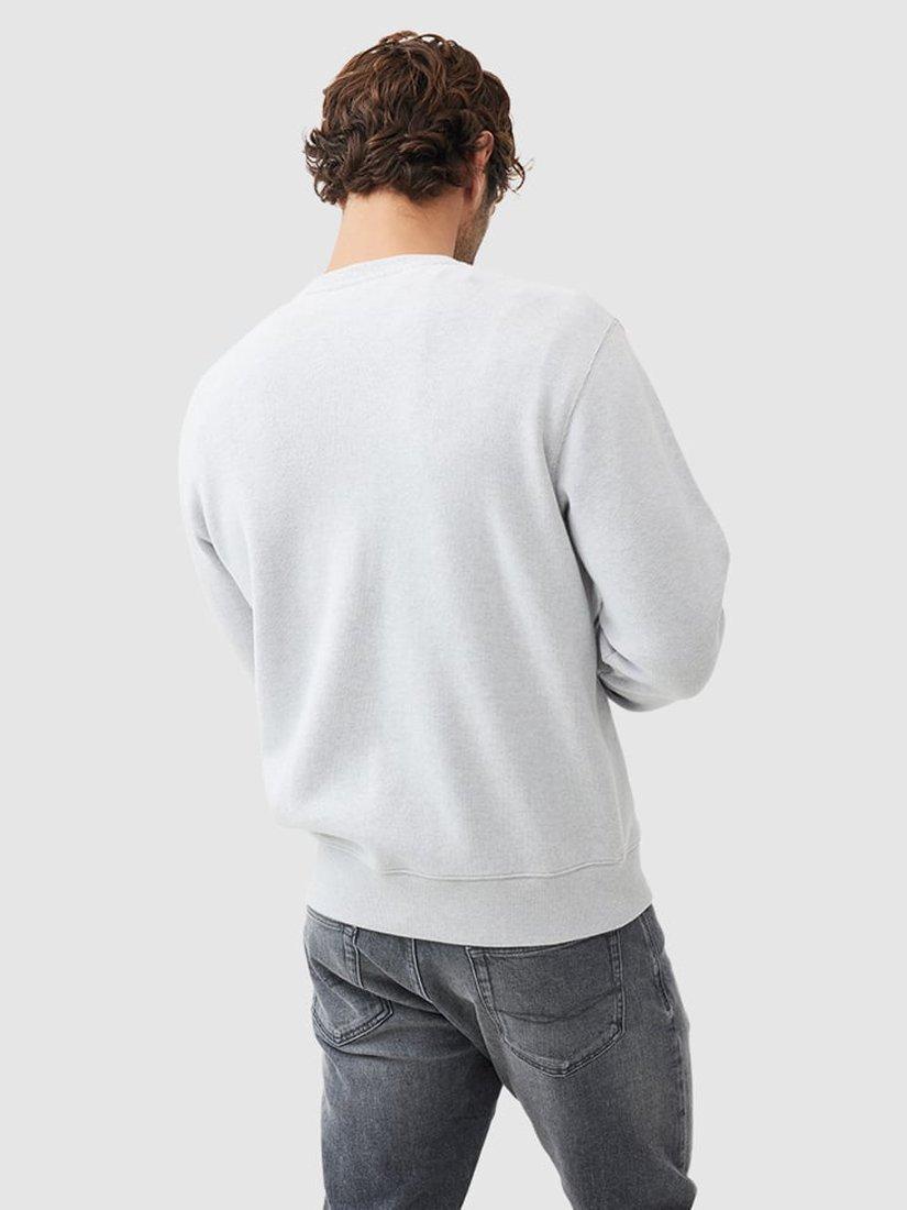 Product image 3 of 5, which shows Rodd & Gunn Gunn Cotton Crew Neck Sweatshirt, Ice, XS