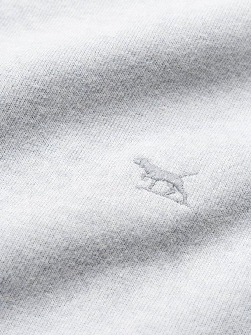 Product image 5 of 5, which shows Rodd & Gunn Gunn Cotton Crew Neck Sweatshirt, Ice, XS