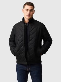 Rodd & Gunn Fenwick Water-Resistant Quilted Cotton Jacket, Nero, Nero