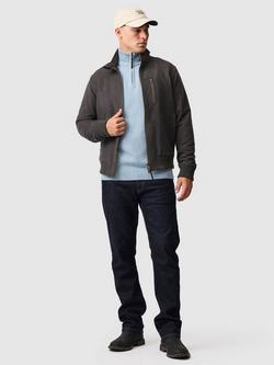 Rodd & Gunn Upper Hutt Insulated Brushed Cotton Bomber Jacket, Pewter - view 2, Pewter