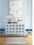 Ruggable x Jonathan Adler Inkdrop Stripe Flatwoven Rug