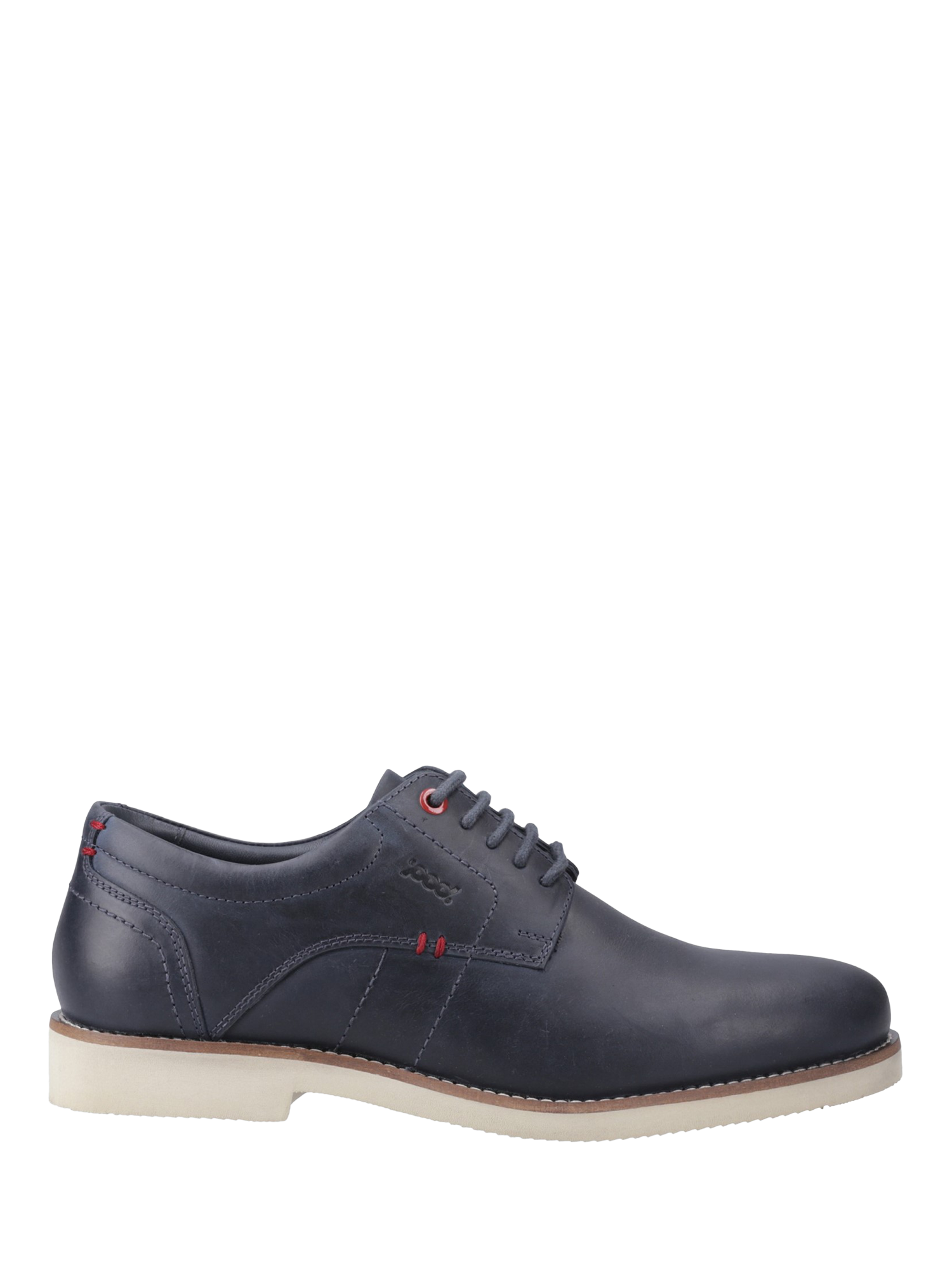 Product image 1 of 4, which shows Pod Hampton Leather Lace-Up Shoes, Navy, 6