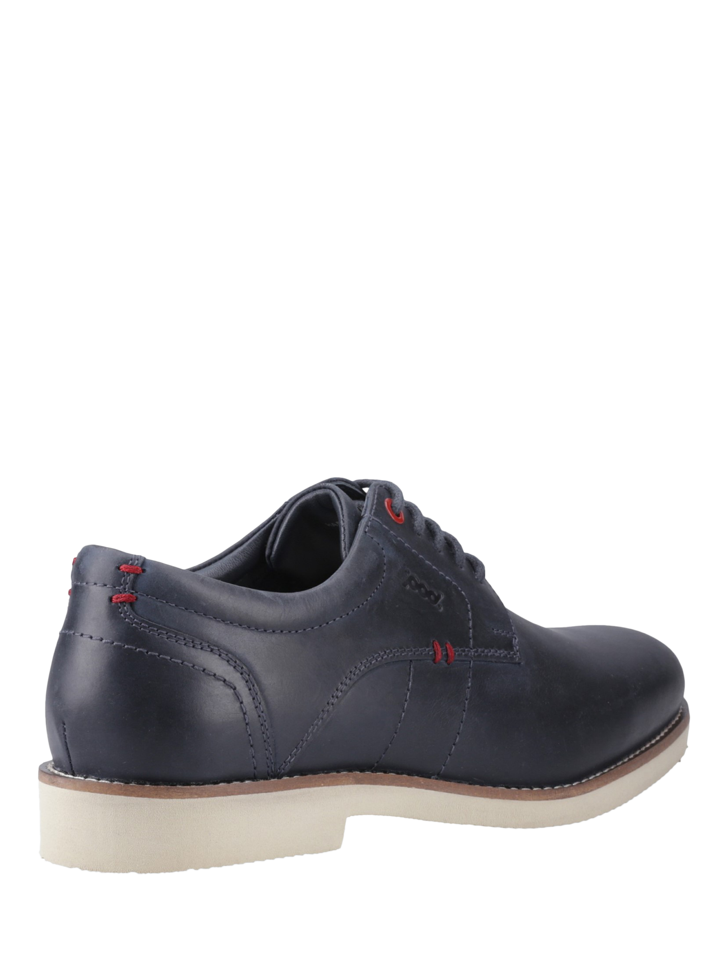 Product image 3 of 4, which shows Pod Hampton Leather Lace-Up Shoes, Navy, 6