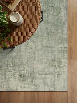 Ruggable Impasto Flatwoven Rug - view 2, Sage Green