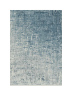 Ruggable Impasto Flatwoven Rug, Slate Blue