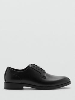 Mango Paris Oxford Shoes, Black, Black