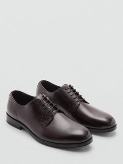 Mango Paris Oxford Shoes, Brown - view 2, Brown