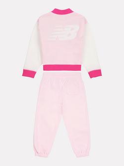 New Balance Kids' Jacket & Joggers Set, Light Raspberry - view 2, Light Raspberry