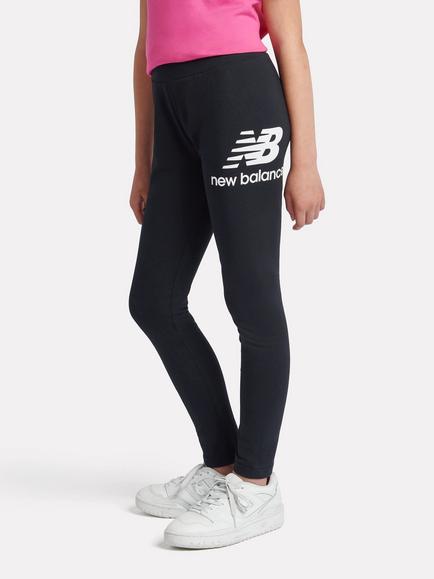 New Balance Kids' Logo Elasticated Waist Leggings, Caviar