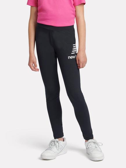 New Balance Kids' Logo Elasticated Waist Leggings - view 2, Caviar