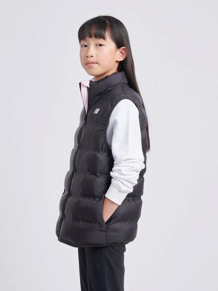 New Balance Kids' Padded Gilet - view 2, Caviar