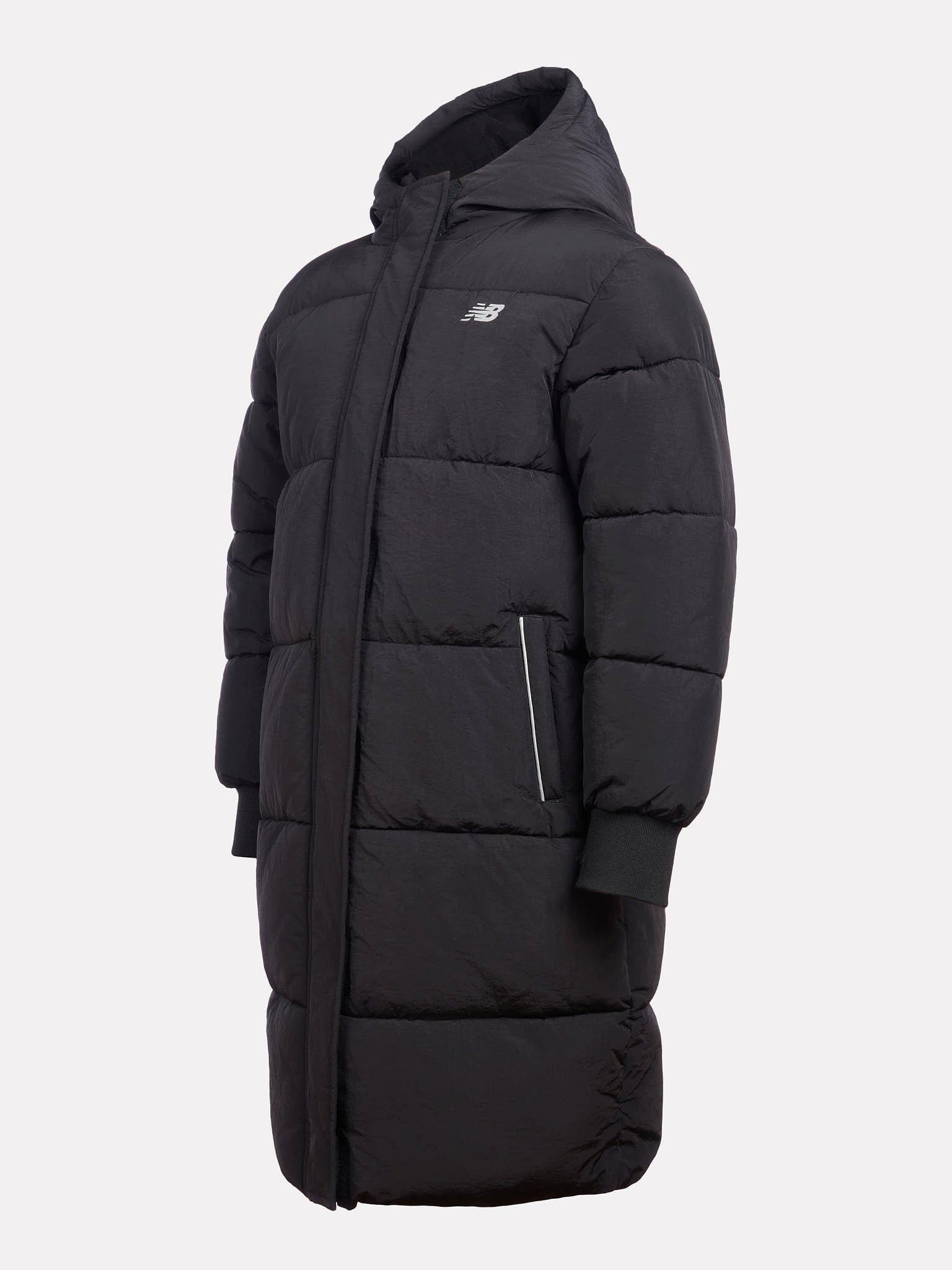 Product image 7 of 10, which shows New Balance Kids' Longline Puffer Coat, Caviar, 7-8 years