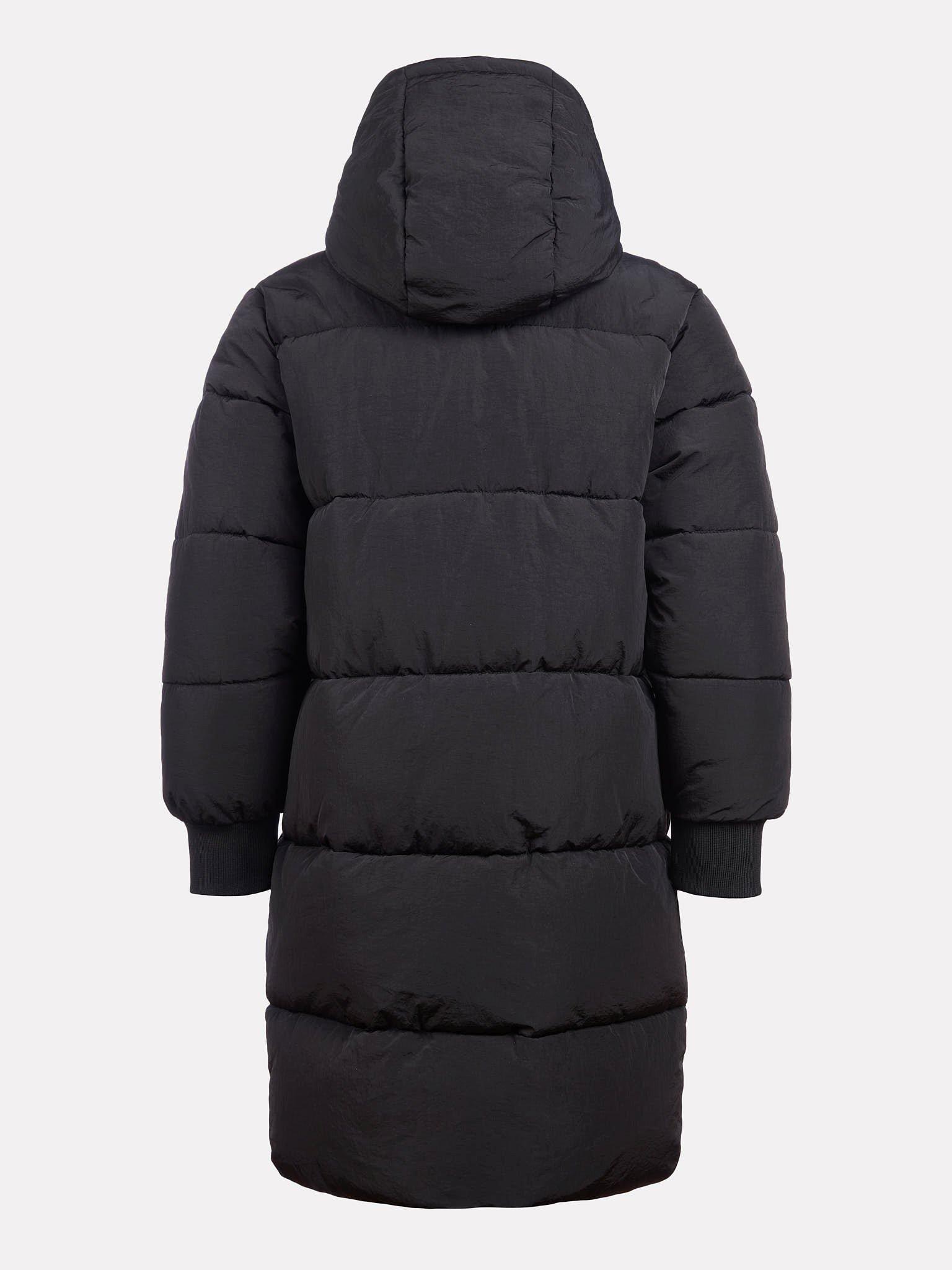 Product image 8 of 10, which shows New Balance Kids' Longline Puffer Coat, Caviar, 7-8 years