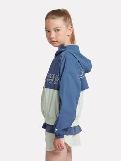 New Balance Kids' Colour Block Wind Cheater, Vintage Indigo - view 2, Vintage Indigo