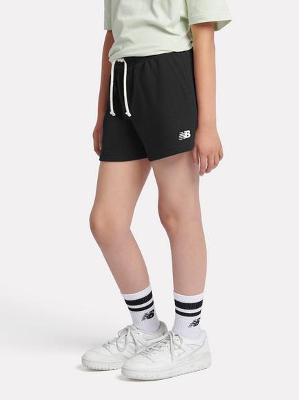 New Balance Kids' Small Logo Shorts - view 2, Caviar