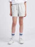 New Balance Kids' Small Logo Shorts, Ash Heather