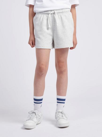 New Balance Kids' Small Logo Shorts, Ash Heather