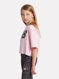 New Balance Kids' Logo Tee, Mid Century Pink