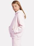 New Balance Kids' Small Logo Brushed Back Hoodie, Light Raspberry