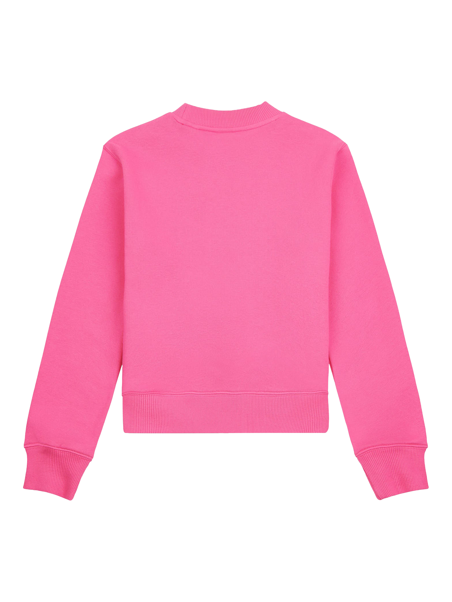 Product image 8 of 9, which shows New Balance Kids' Brushed Back Crew Sweatshirt, Pink, 3-4 years