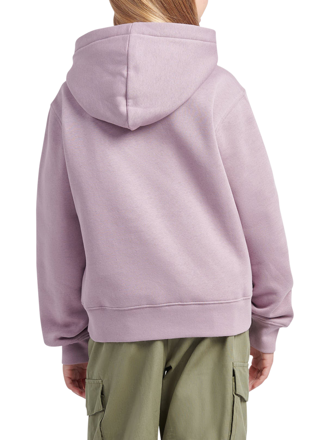 Product image 3 of 9, which shows New Balance Kids' Logo Brushed Back Hoodie, Ice Wine, 3-4 years