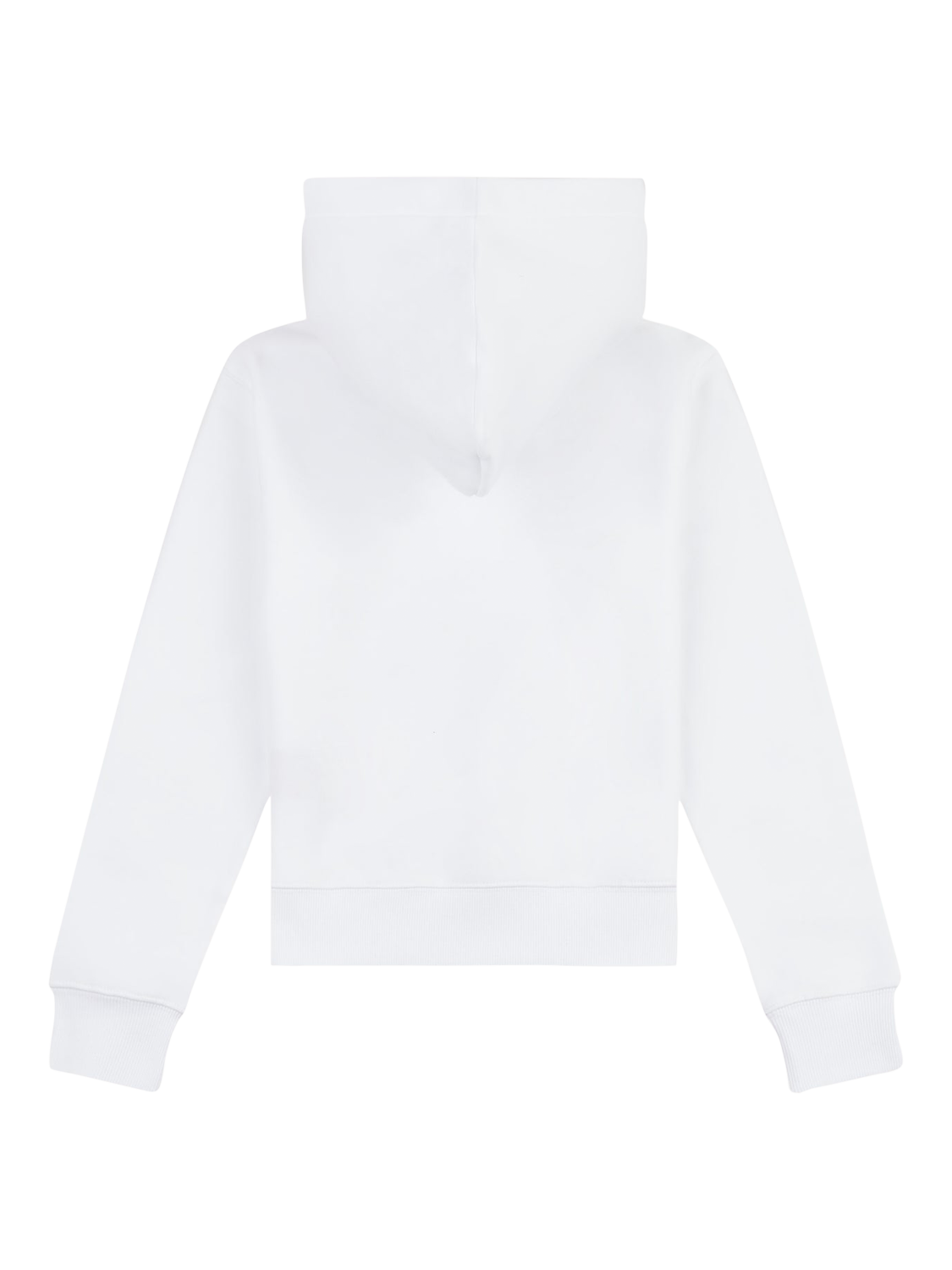 Product image 8 of 9, which shows New Balance Kids' Logo Brushed Back Hoodie, Bright White, 3-4 years