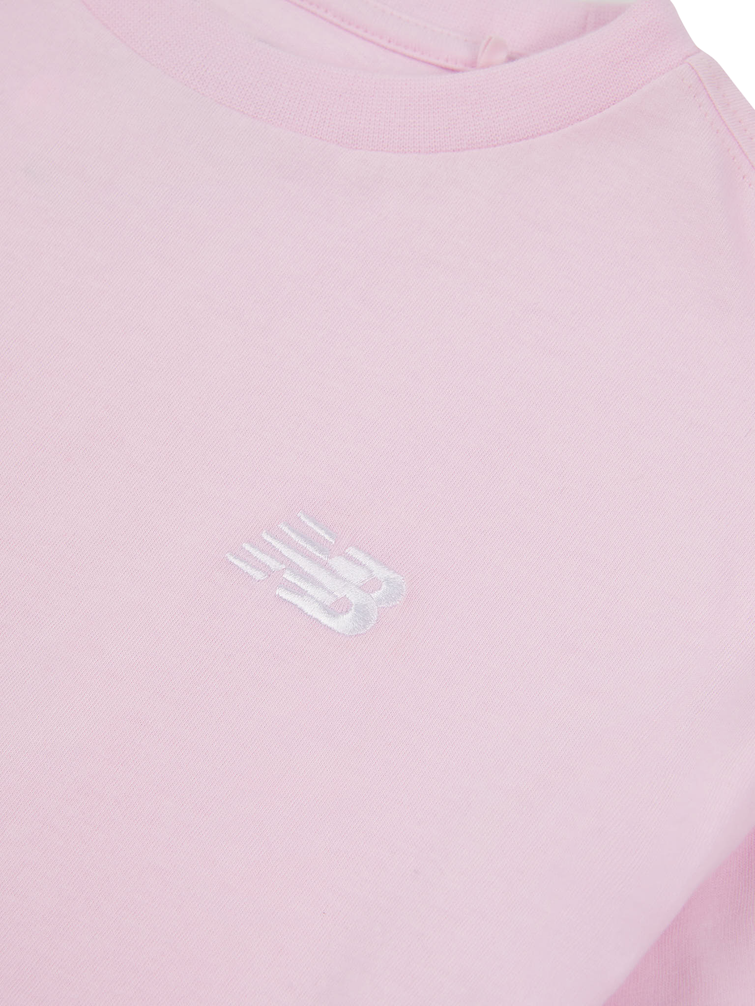 Product image 8 of 8, which shows New Balance Kids' Cotton Logo T-Shirt, Light Raspberry, 7-8 years