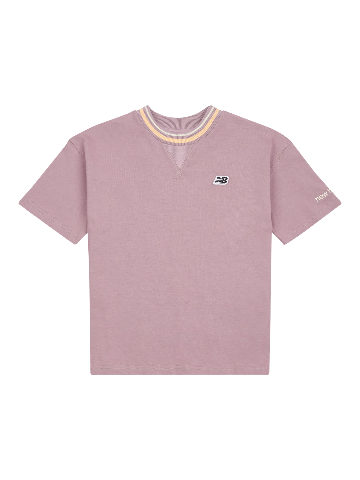 Product image 6 of 7, which shows New Balance Kids' Premium Cotton T-Shirt, Ice Wine, 7-8 years