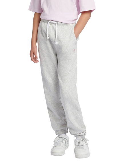 New Balance Kids' Small Logo Joggers, Ash Heather