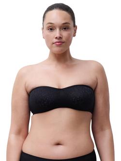 Chantelle Norah Comfort Underwired Bandeau Strapless Bra, Black