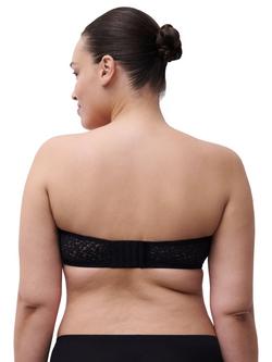 Chantelle Norah Comfort Underwired Bandeau Strapless Bra - view 2, Black