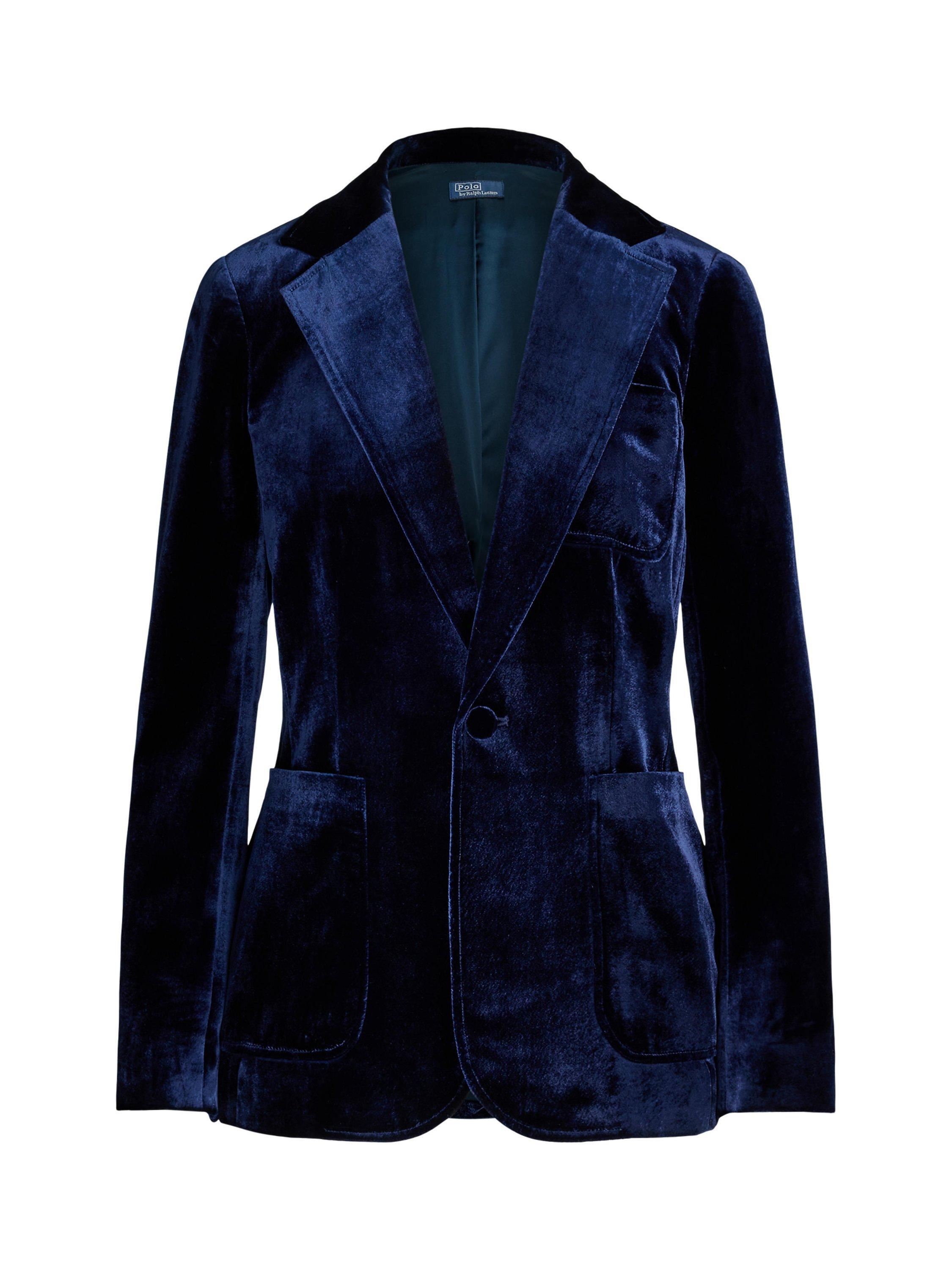 Polo Ralph Lauren Velvet Blazer Navy