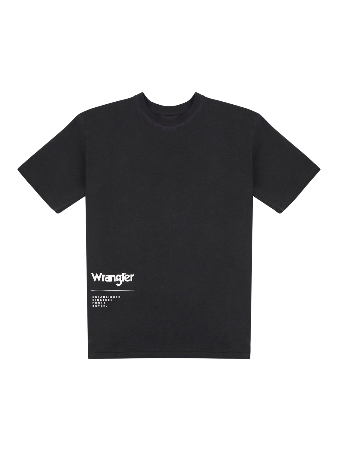 Product image 4 of 7, which shows Wrangler Kids' Photographic Cotton T- Shirt, Black, 7-8 years