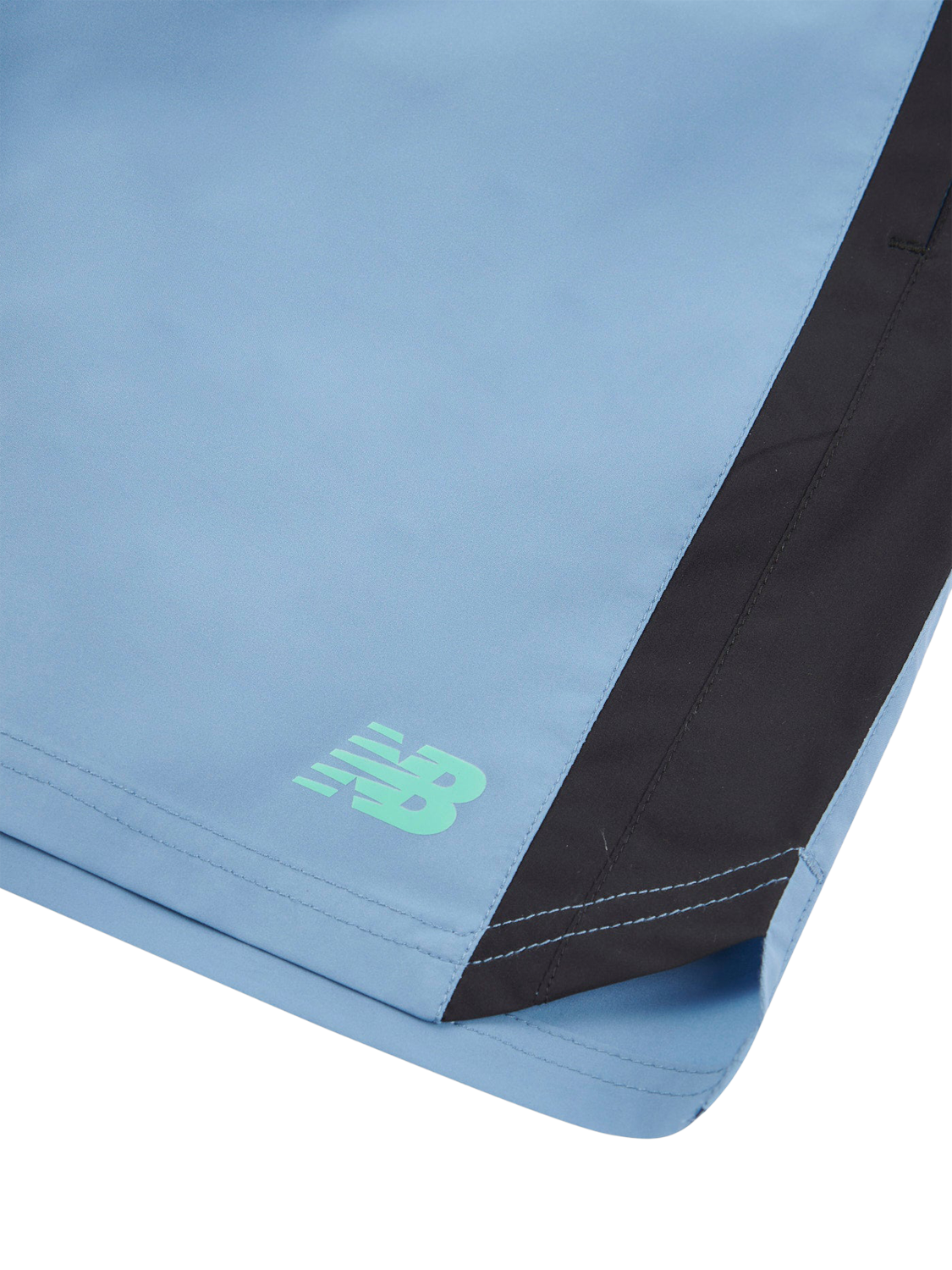 Product image 3 of 3, which shows New Balance Kids' Athletic Shorts, Heron Blue, 7-8 years