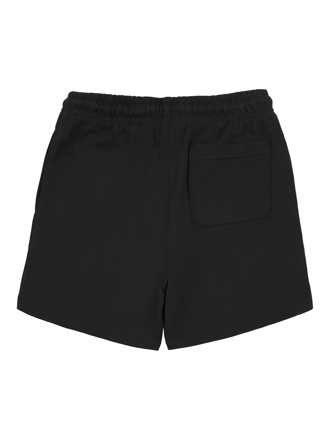 Product image 6 of 7, which shows New Balance Kids' French Terry Small Logo Shorts, Caviar, 7-8 years