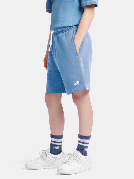 New Balance Kids' Logo Shorts, Heron Blue - view 2, Heron Blue