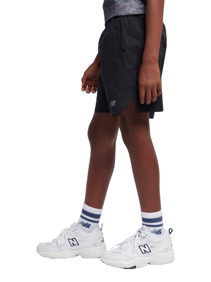 New Balance Kids' Athletic Shorts, Caviar - view 2, Caviar