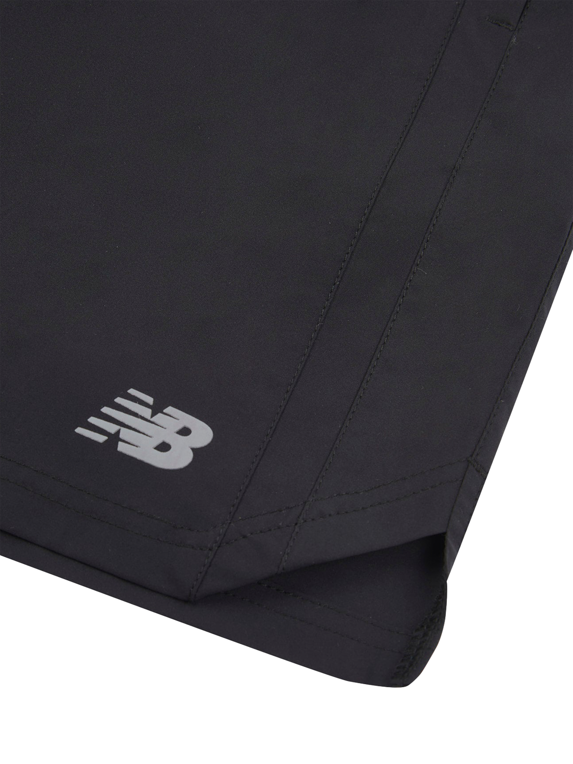 Product image 5 of 5, which shows New Balance Kids' Athletic Shorts, Caviar, 7-8 years