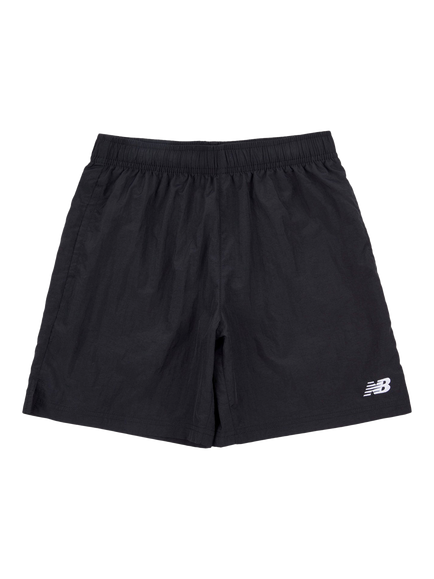 New Balance Kids' Branded Shorts, Caviar, Caviar