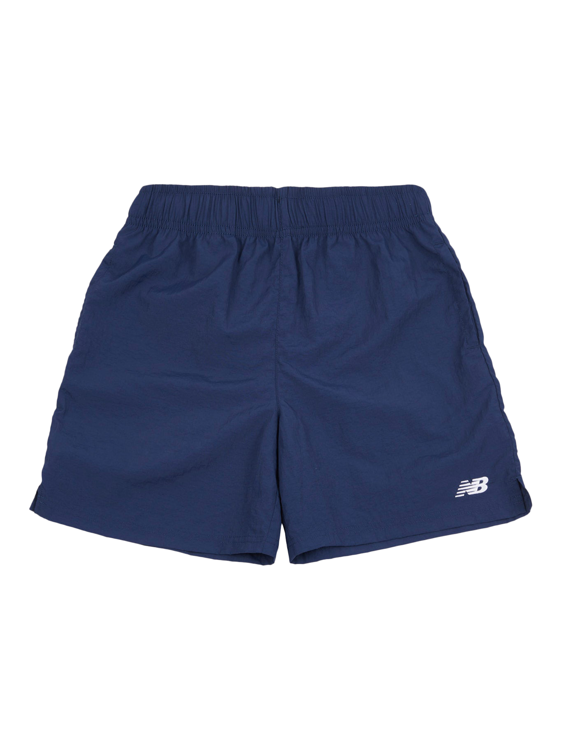 Product image 6 of 8, which shows New Balance Kids' Logo Shorts, Navy, 7-8 years