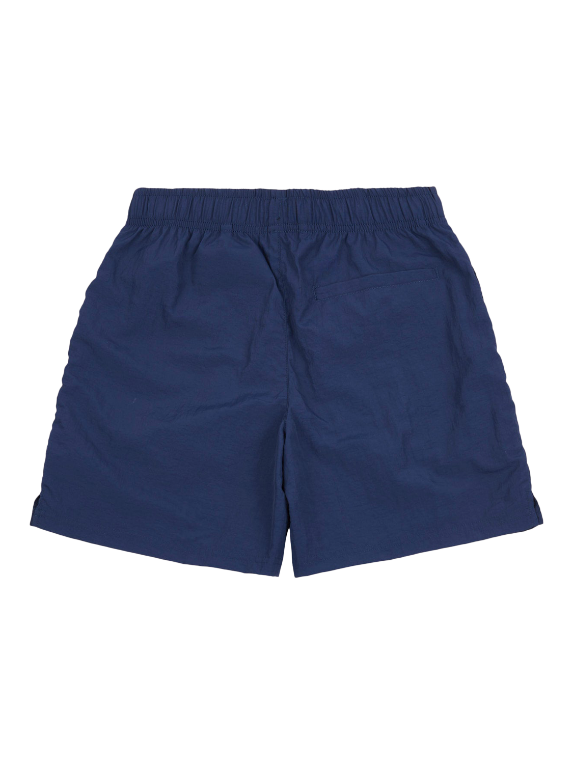 Product image 7 of 8, which shows New Balance Kids' Logo Shorts, Navy, 7-8 years