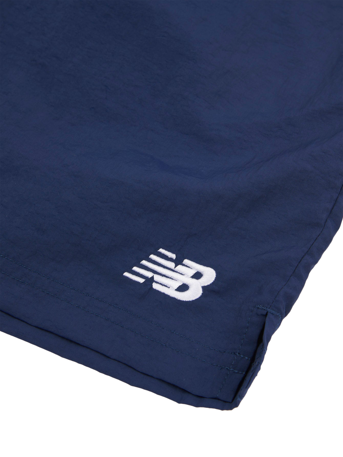 Product image 8 of 8, which shows New Balance Kids' Logo Shorts, Navy, 7-8 years