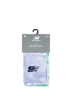 New Balance Kids' Dye Effect Socks, Pack of 2 - view 2, Dusk Shower/Multi