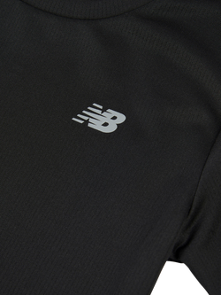 New Balance Kids' Athletic T-Shirt, Caviar, Caviar