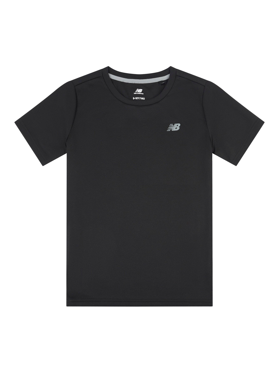 Product image 9 of 10, which shows New Balance Kids' Athletic T-Shirt, Caviar, 7-8 years
