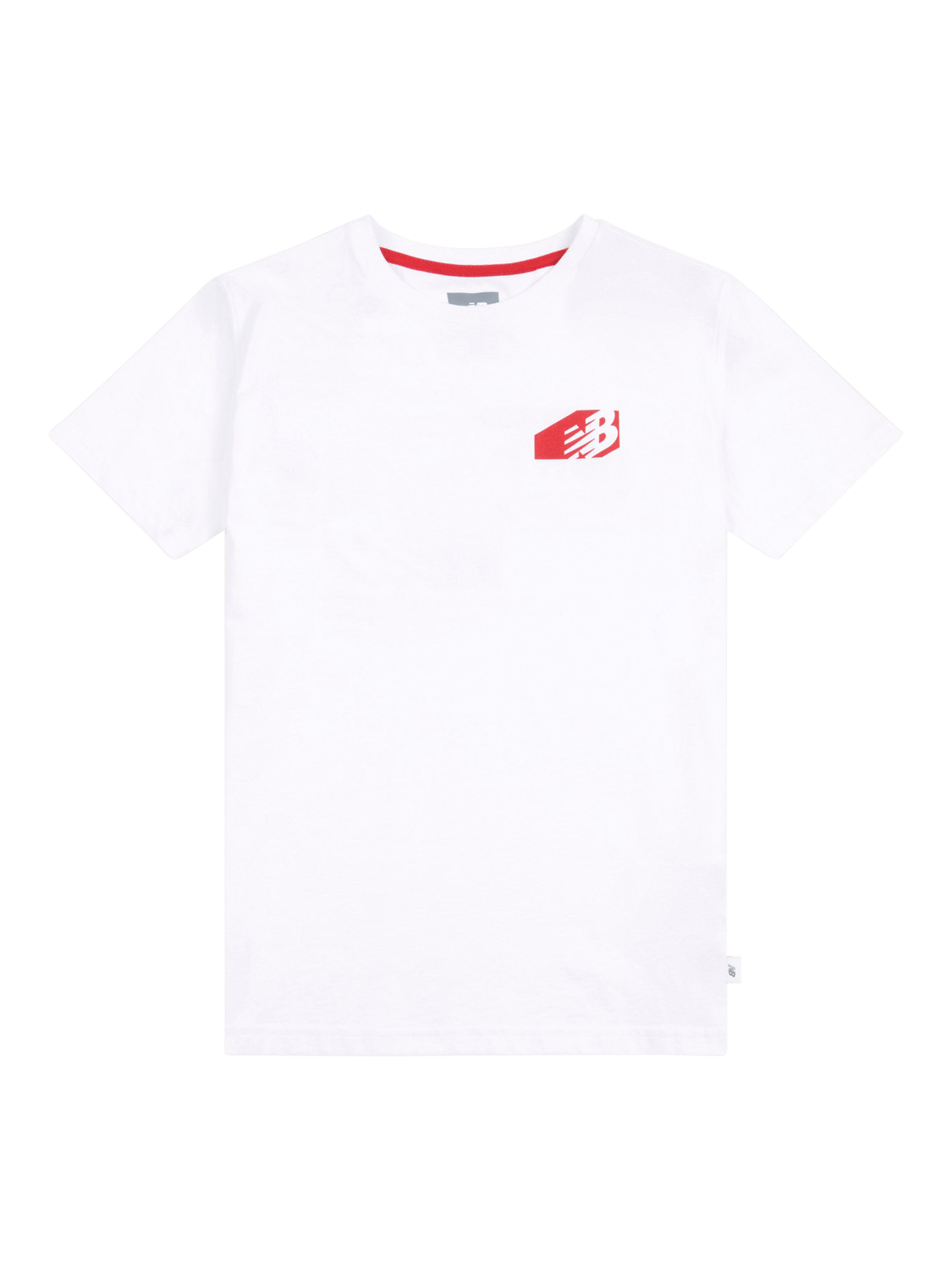 Product image 7 of 10, which shows New Balance Kids' Authentic Branded T-Shirt, Bright White, 7-8 years