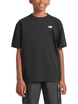 New Balance Kids' Small Logo T-Shirt, Caviar
